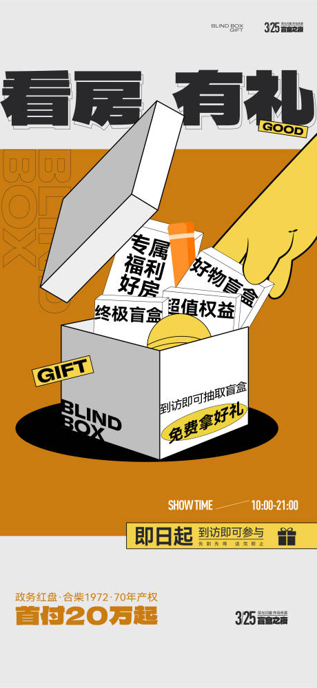 源文件下载【盲盒海报】编号：23540029706524705