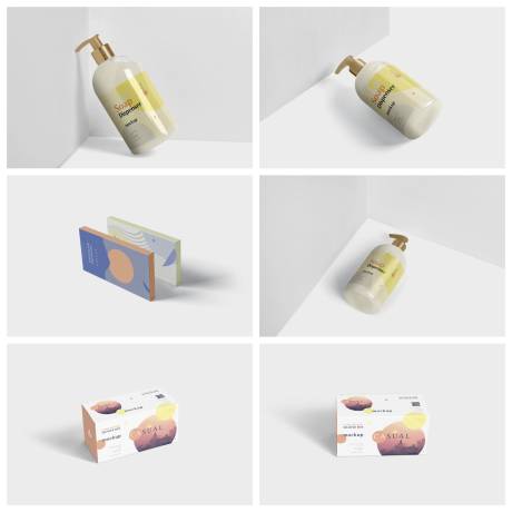 源文件下載【享設計】搜索編號：38760029454461053【洗護用品樣機貼圖】