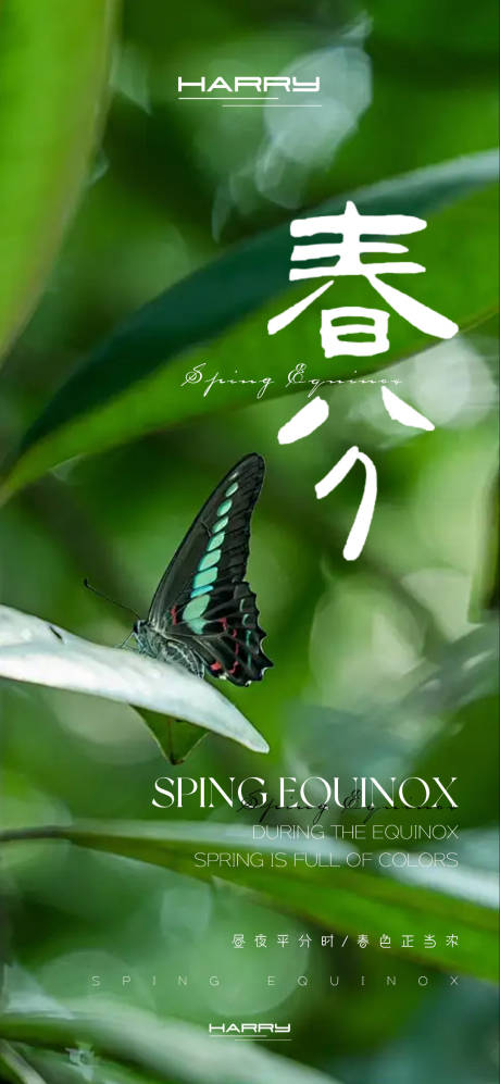 源文件下載【春分節氣海報設計】編號：52950029512968208