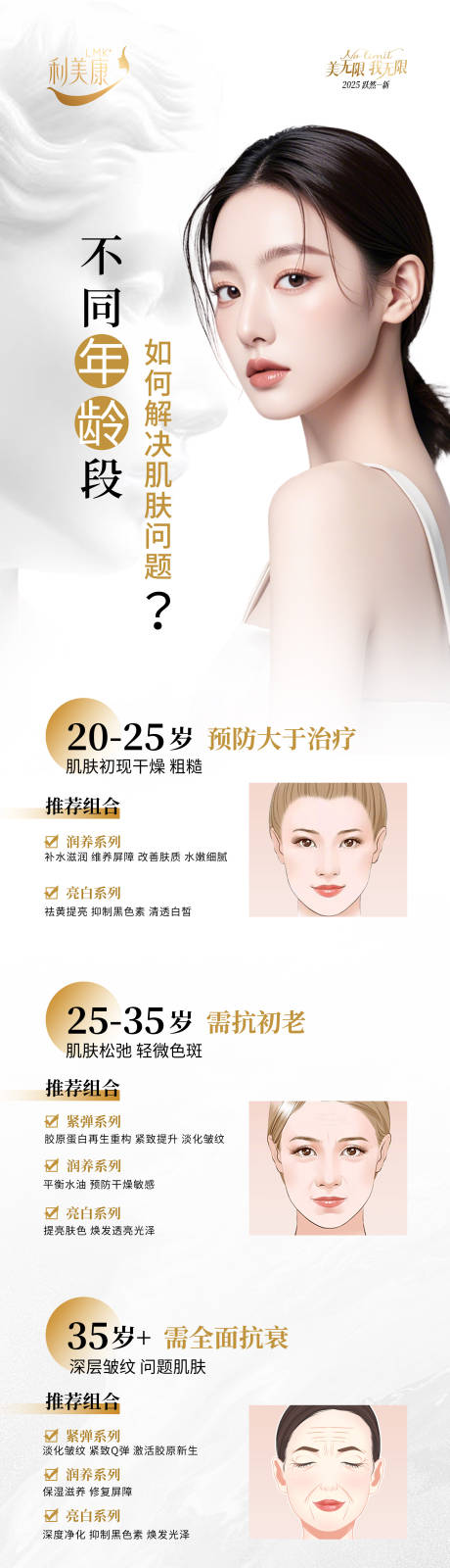 不同年龄段如何解决肌肤问题