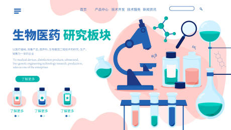 源文件下载【生物医药研究Banner】编号：23820029785583410