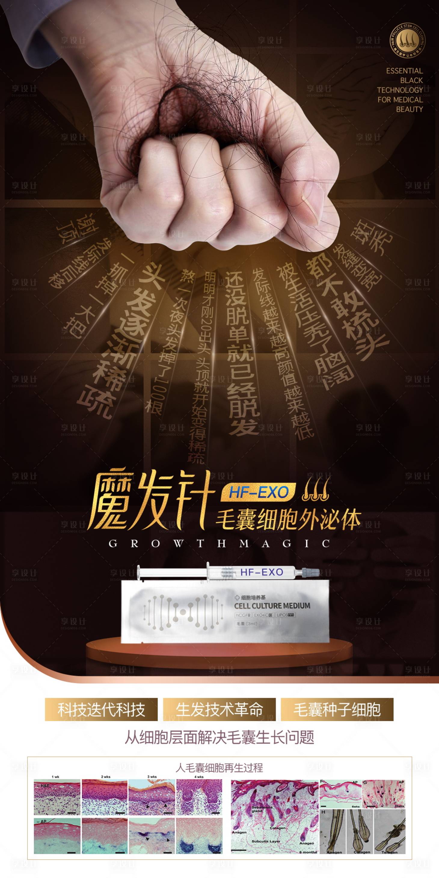 源文件下载【享设计】搜索编号：16740029832174280【养发海报】