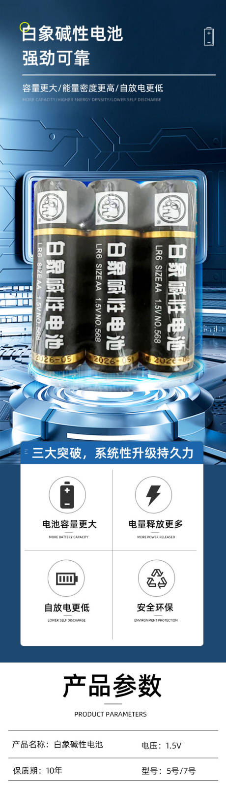 源文件下载【享设计】搜索编号：76820029621268376【电池详情页】