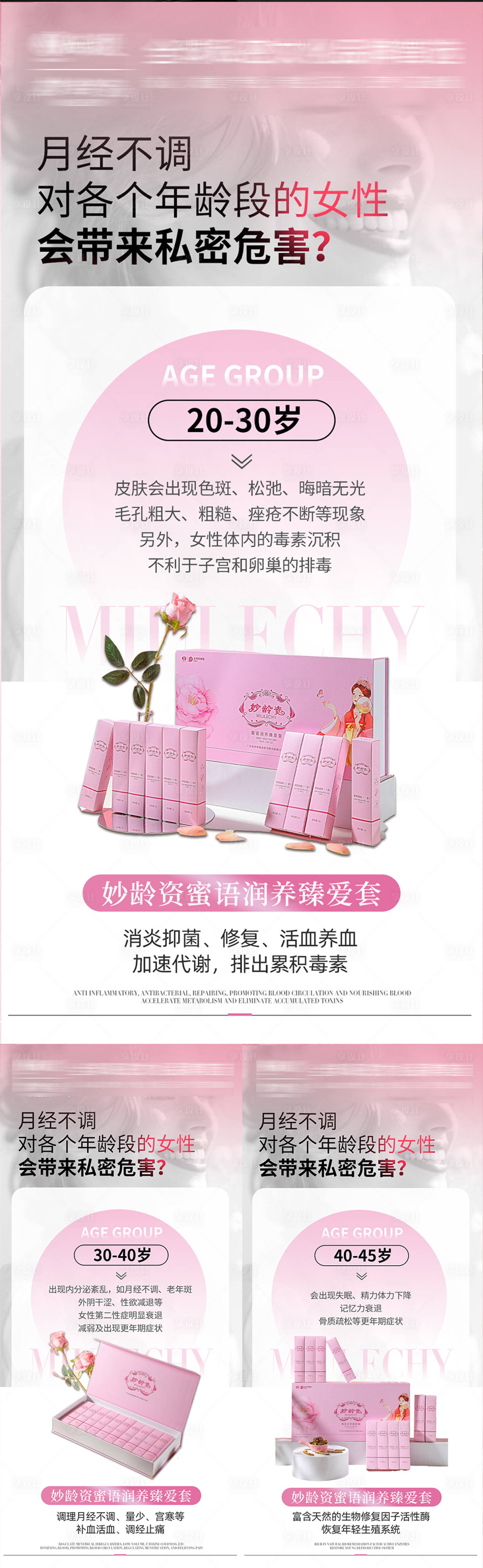 源文件下载【享设计】搜索编号：14870029651916243【私密养护产品海报】