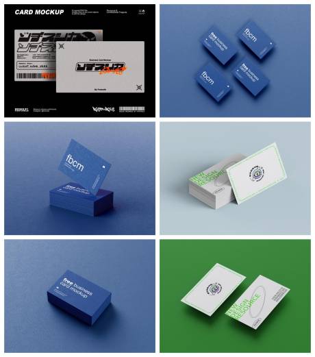 卡片名片折页宣传册样机