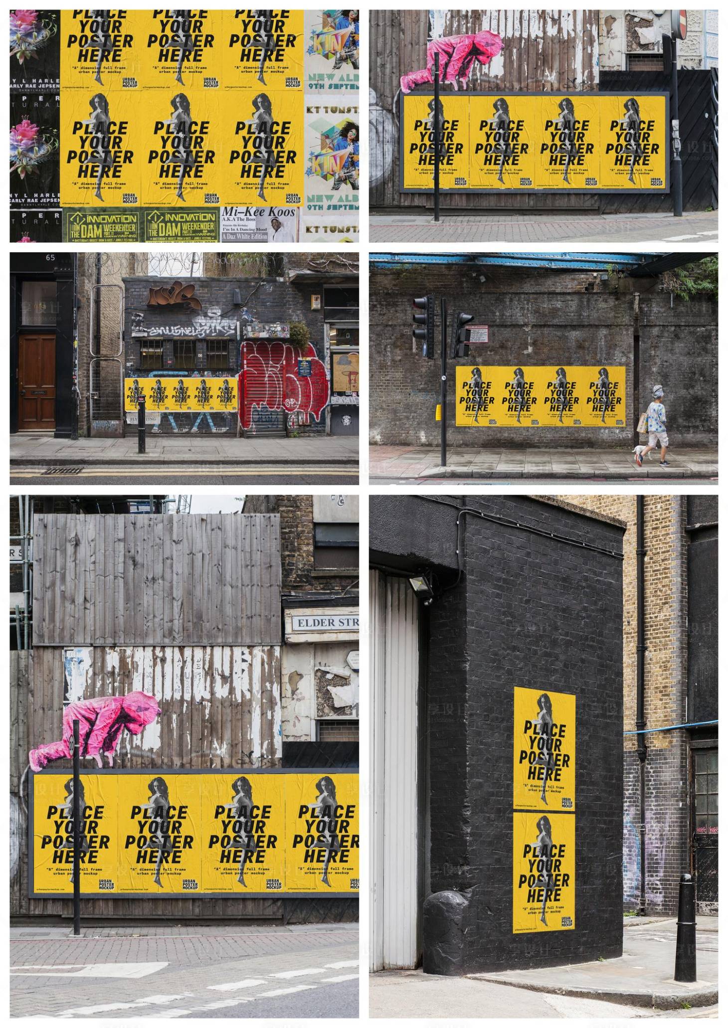 源文件下载【享设计】搜索编号：76140029110563498【店招导视牌海报立牌样机】