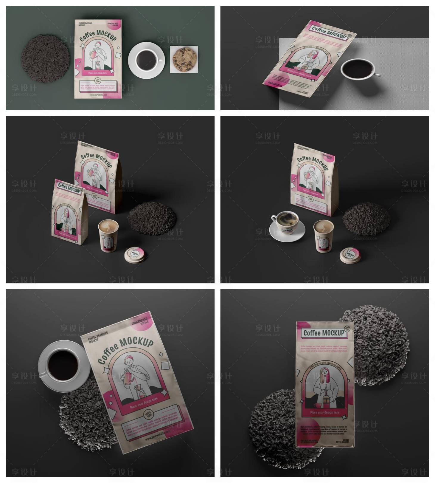 源文件下载【享设计】搜索编号：79950029267664093【咖啡品牌样机】