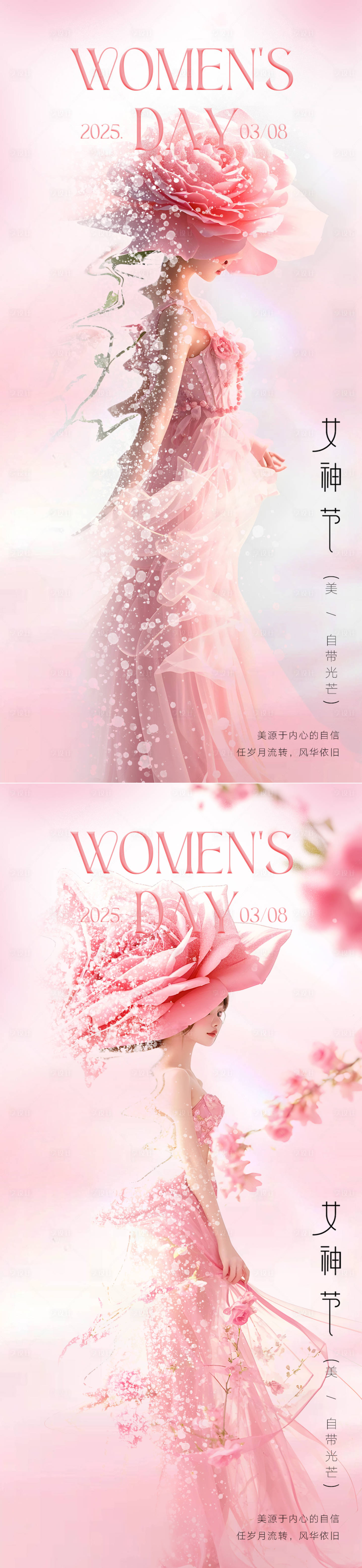 源文件下载【享设计】搜索编号：15100029248284332【妇女节海报】