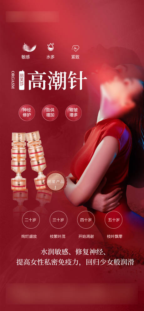 医美私密高潮针海报