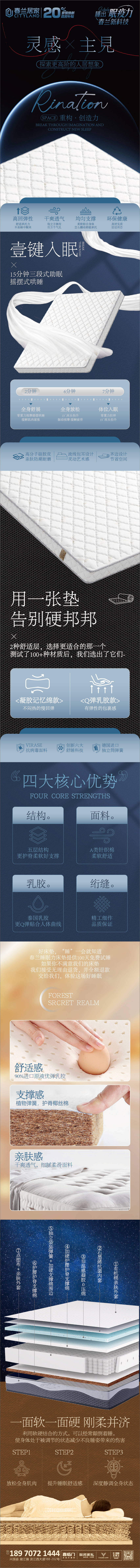 源文件下載【享設計】搜索編號：54700029864115286【床墊詳情頁】