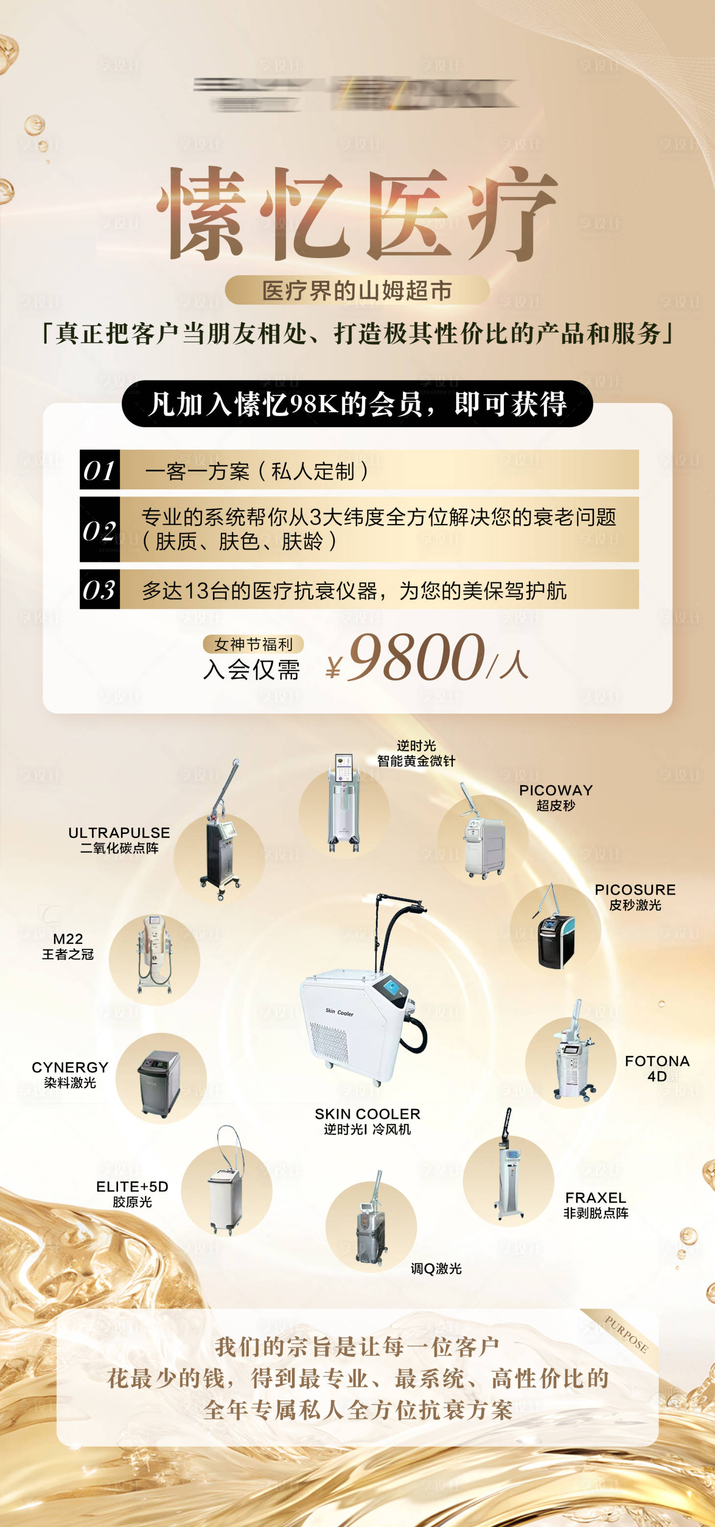 源文件下載【享設計】搜索編號：95700029190634410【醫美儀器海報】