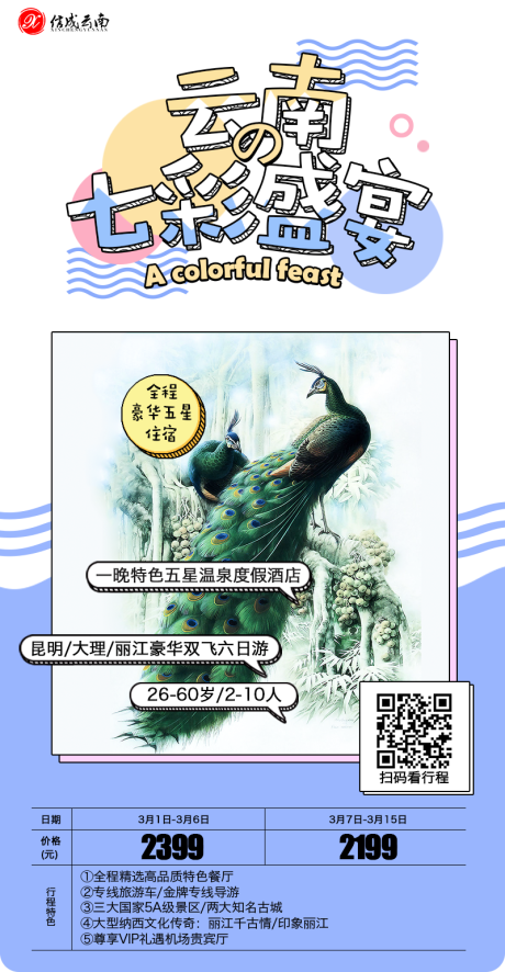 源文件下載【云南旅游海報】編號：90450029722099125