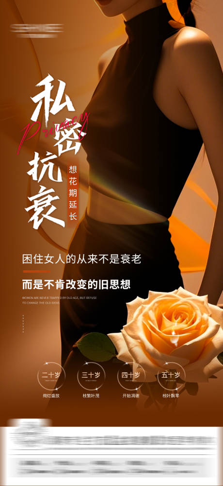 私密宣传海报