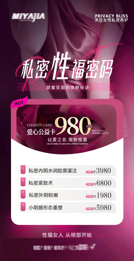 私密活动海报