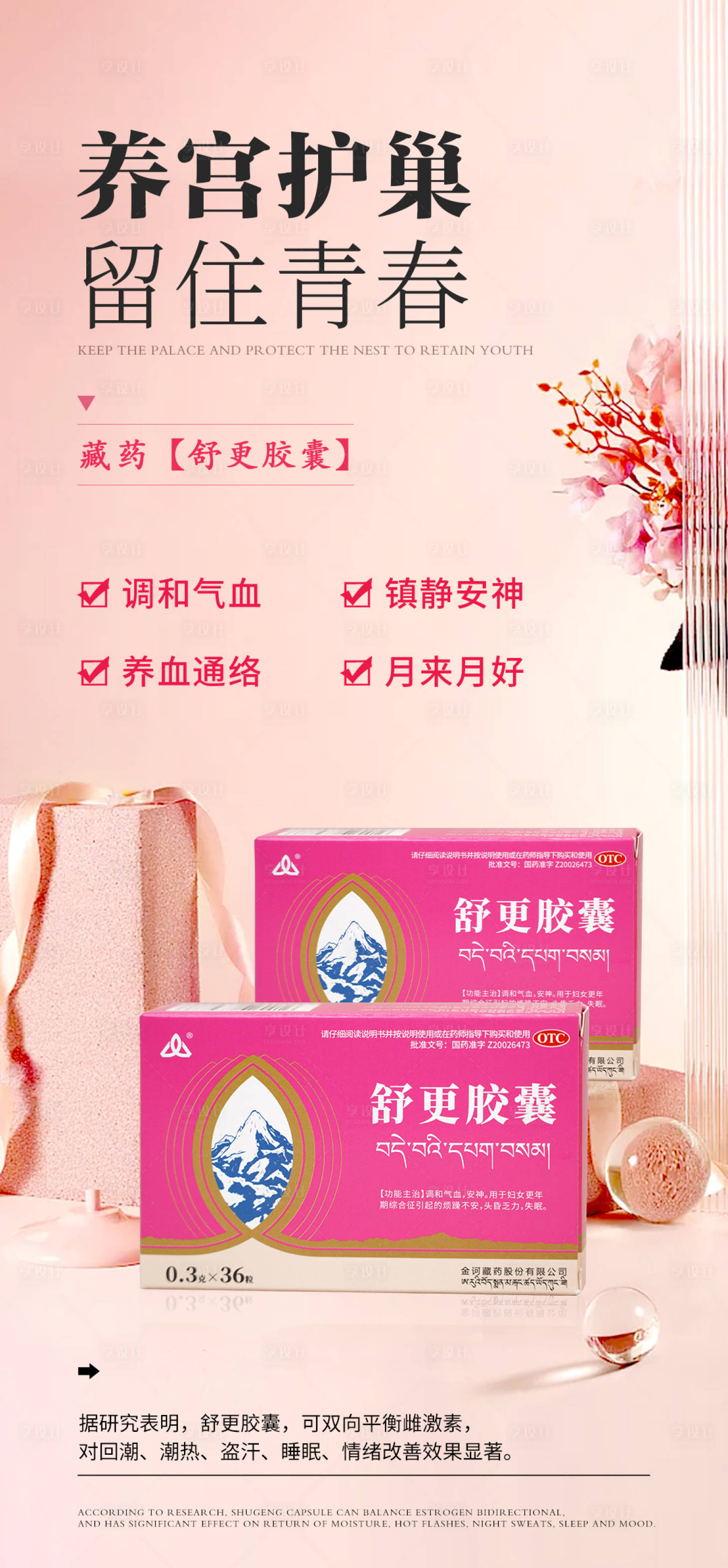 源文件下载【享设计】搜索编号：64430029471546400【女性健康科普宣传产品海报 】