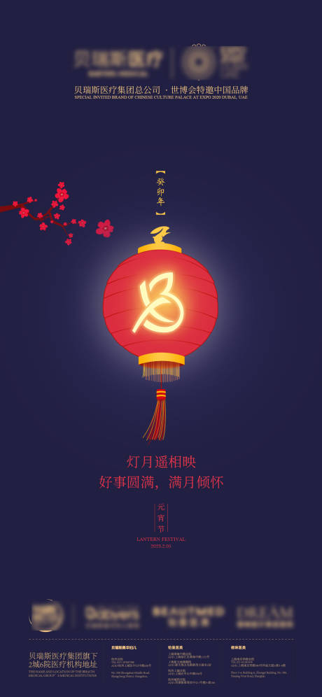 源文件下载【元宵节中式医疗海报 】编号：38660029475113956