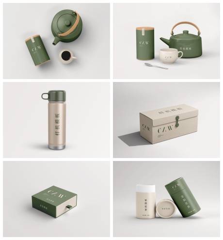 源文件下载【享设计】搜索编号：92380029202045146【茶叶品牌包装样机】