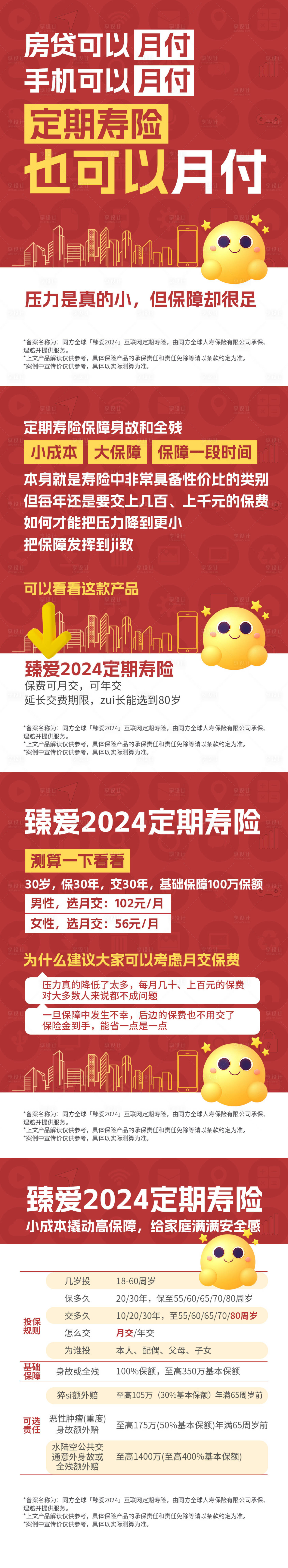 源文件下載【享設計】搜索編號：42850029720273010【小紅書簡潔保險海報】