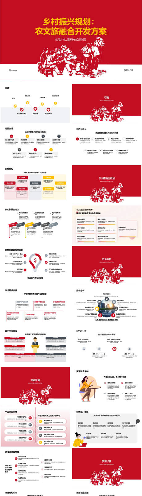 农文旅融合开发方案PPT