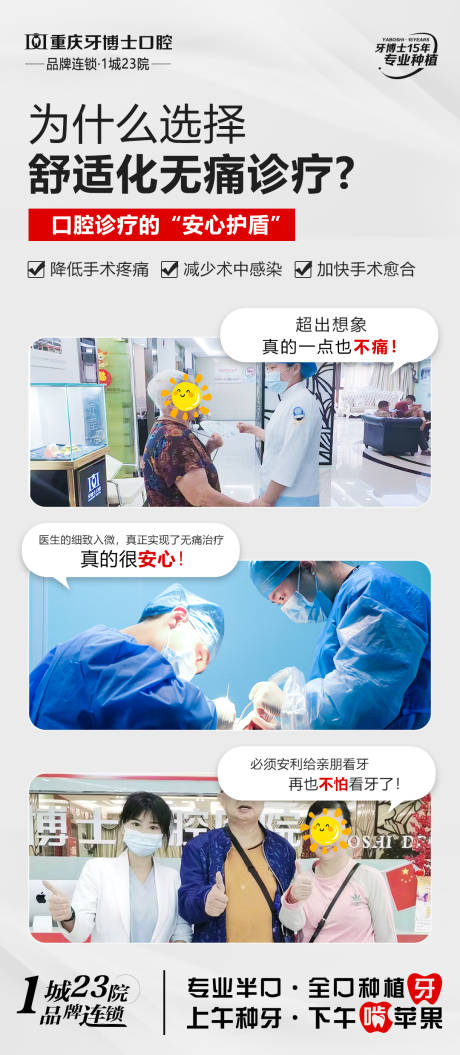 源文件下載【口腔舒適化種牙宣傳海報】編號：89500029695463078