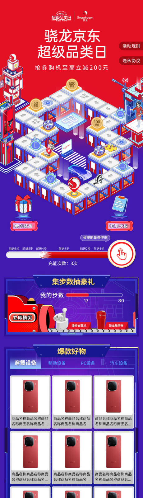 源文件下載【享設計】搜索編號：70280029442116877【大富翁電子產品互動網頁】