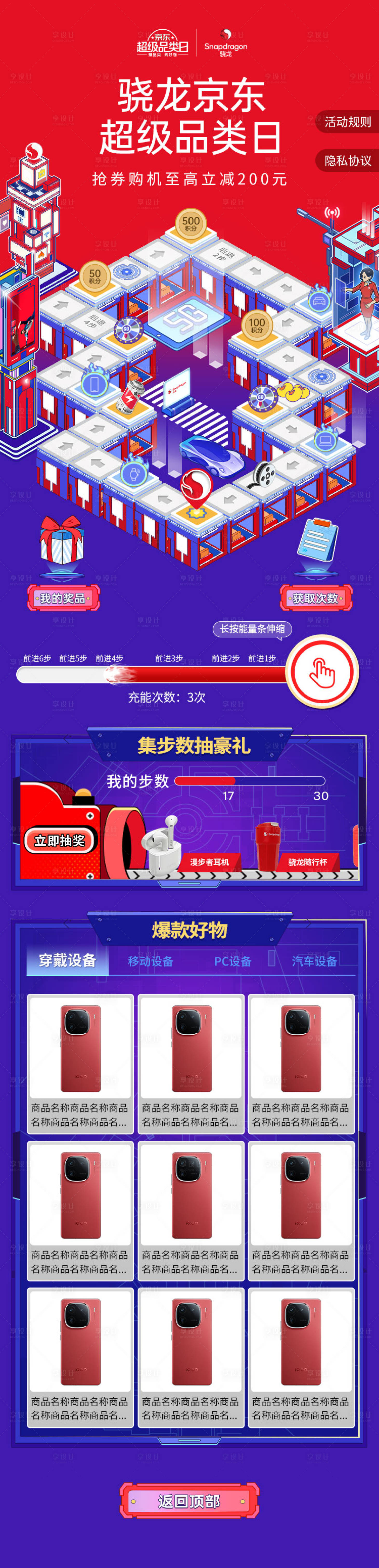 源文件下載【享設計】搜索編號：70280029442116877【大富翁電子產品互動網頁】