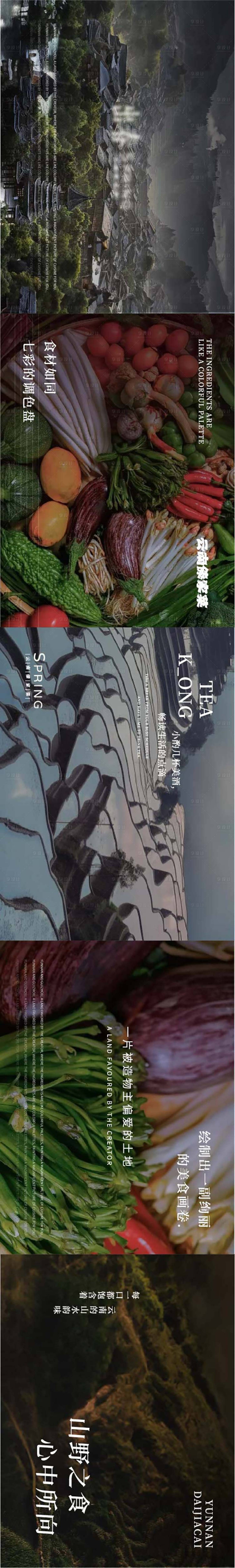 源文件下载【享设计】搜索编号：46530029764888691【大众山野风五连图】