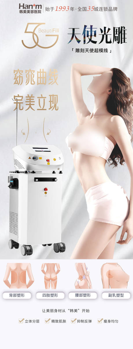 源文件下载【医美5G天使光雕长图海报】编号：72150029694639019