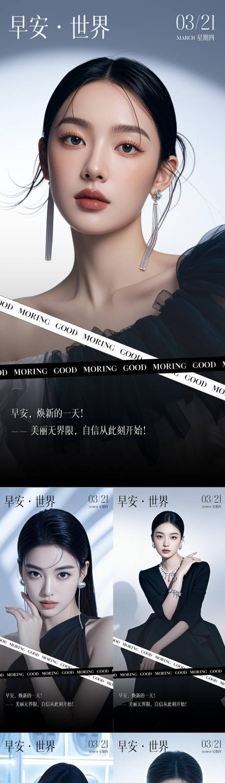 源文件下载【医美高级早安】编号：72570029650955040