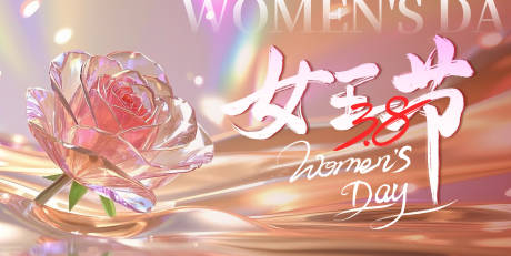 源文件下載【婦女節花朵活動展板】編號：66430029242087601