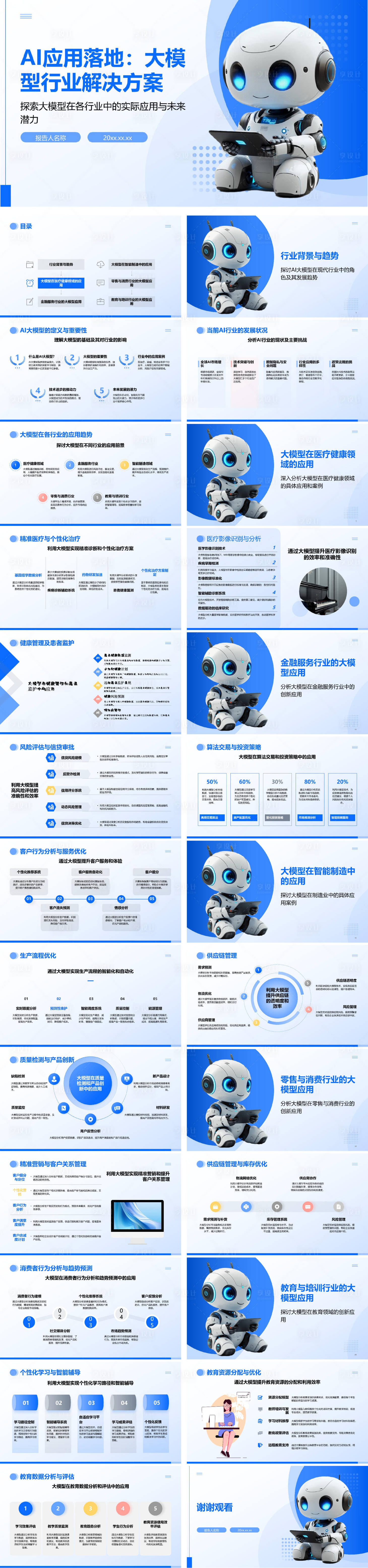 源文件下载【享设计】搜索编号：45320029561537477【AI应用落地：大模型行业解决方案】