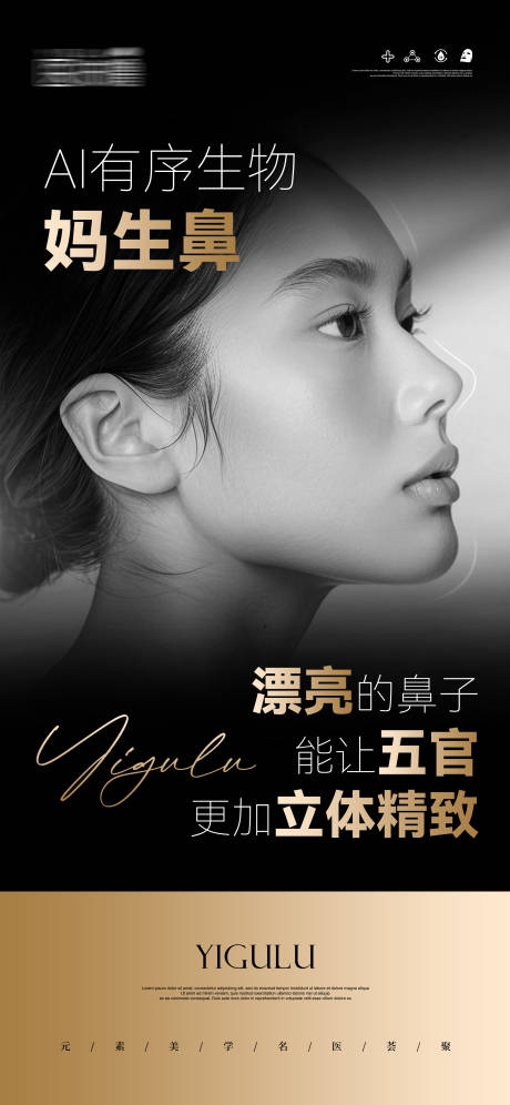 医美妈生鼻海报