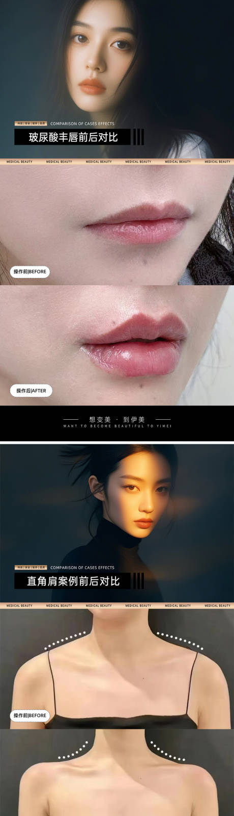 源文件下载【医美案例对比模板】编号：68640029830267266