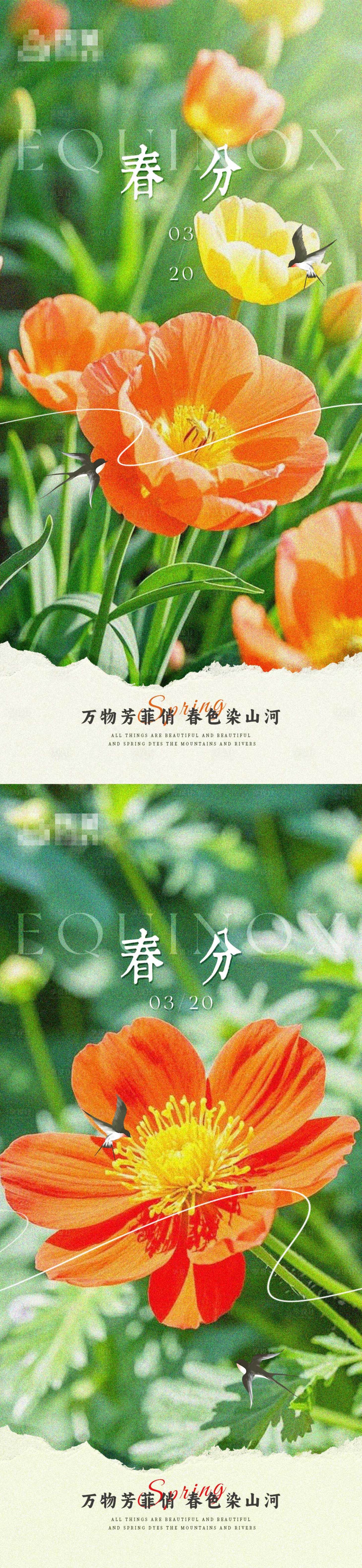 源文件下載【享設計】搜索編號：11510029353079323【春分海報】