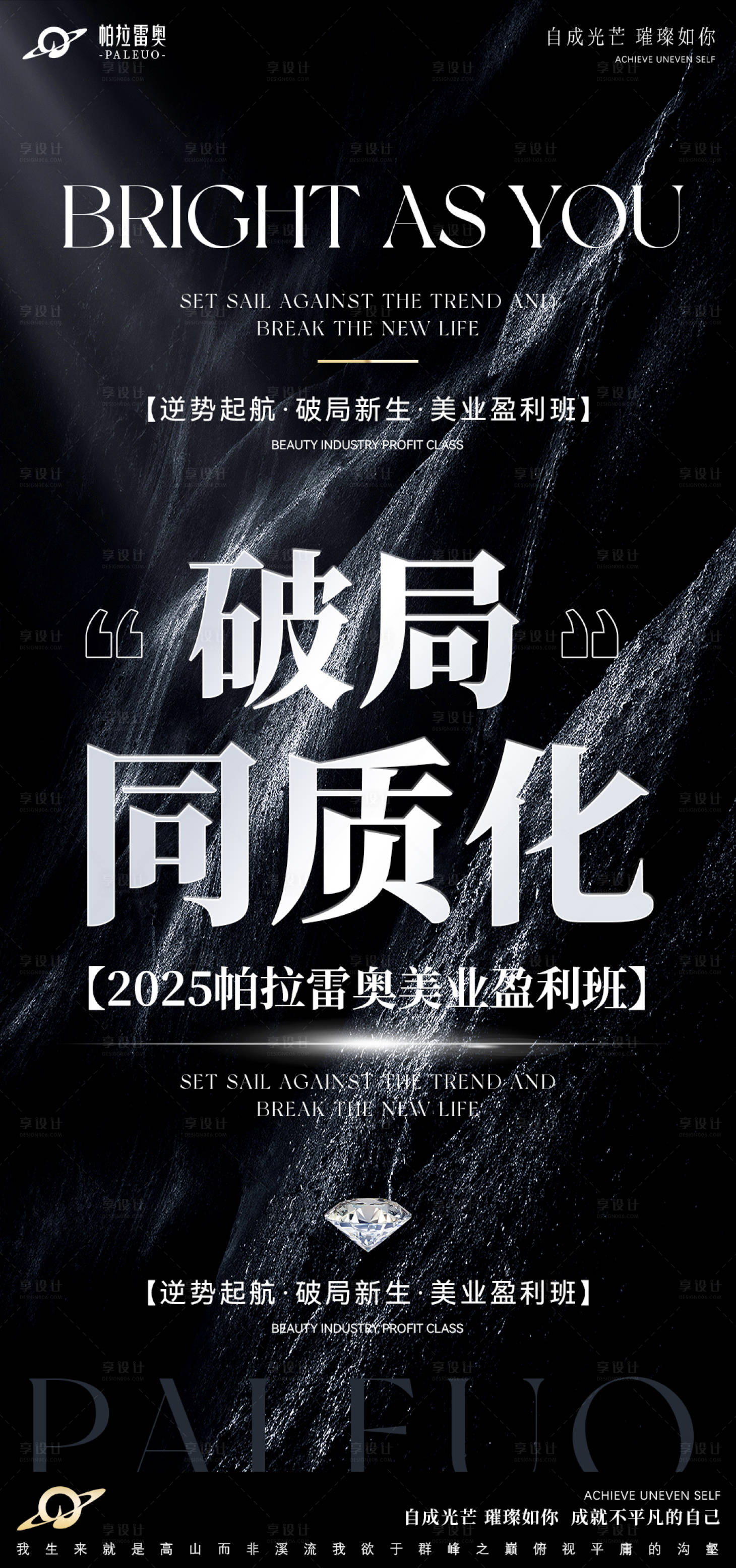源文件下载【美业招商会议造势大字报高级质感】编号：83030029427871104