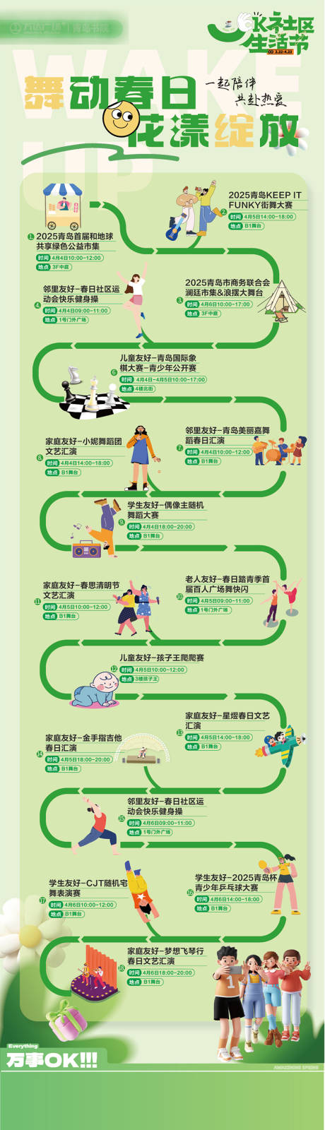 源文件下载【社区生活节活动流程长图】编号：89610029756852693
