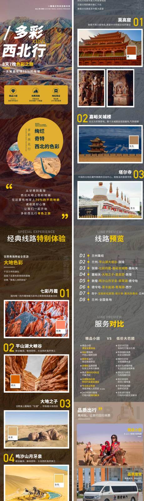源文件下载【多彩西北行旅游详情页】编号：39660029623493925