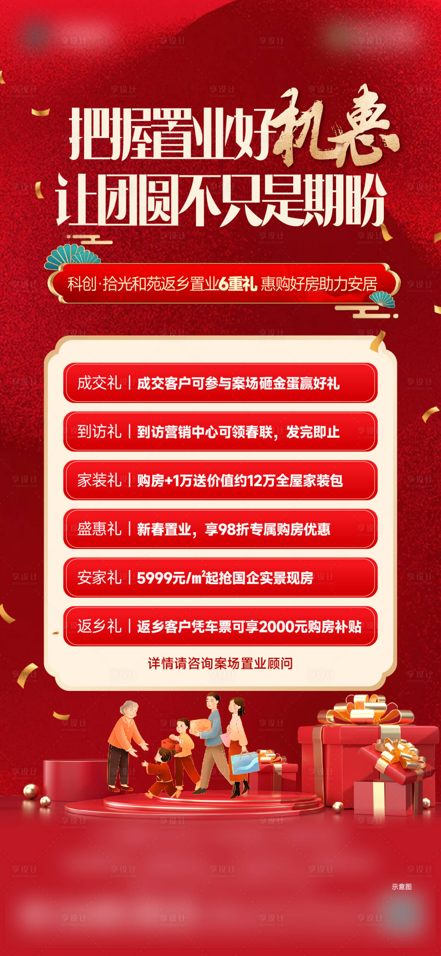 源文件下載【享設(shè)計】搜索編號：71880029740016960【返鄉(xiāng)政策六重禮】
