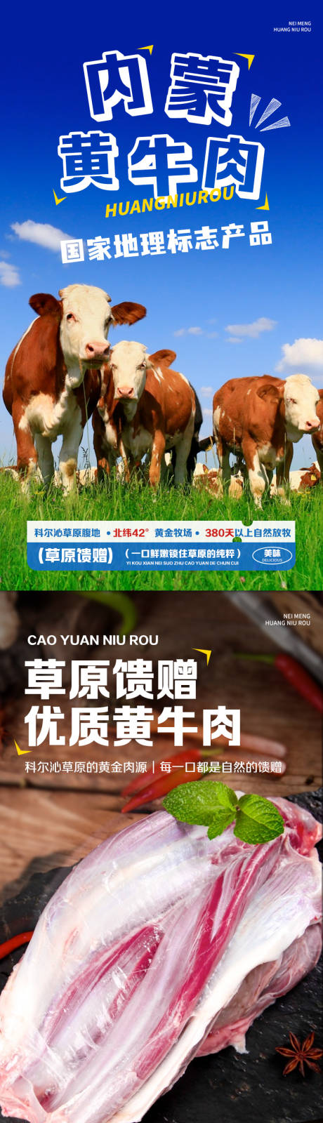 黄牛肉牛腱子详情页