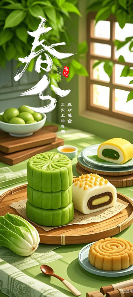 源文件下载【春分海报】编号：29610029331183700
