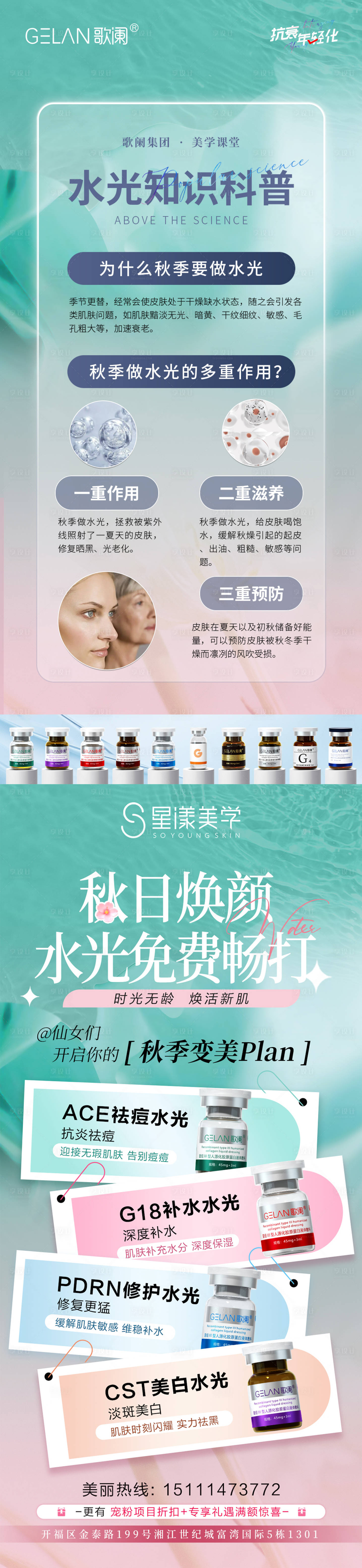 源文件下载【美业水光知识科普海报】编号：57120029319717933