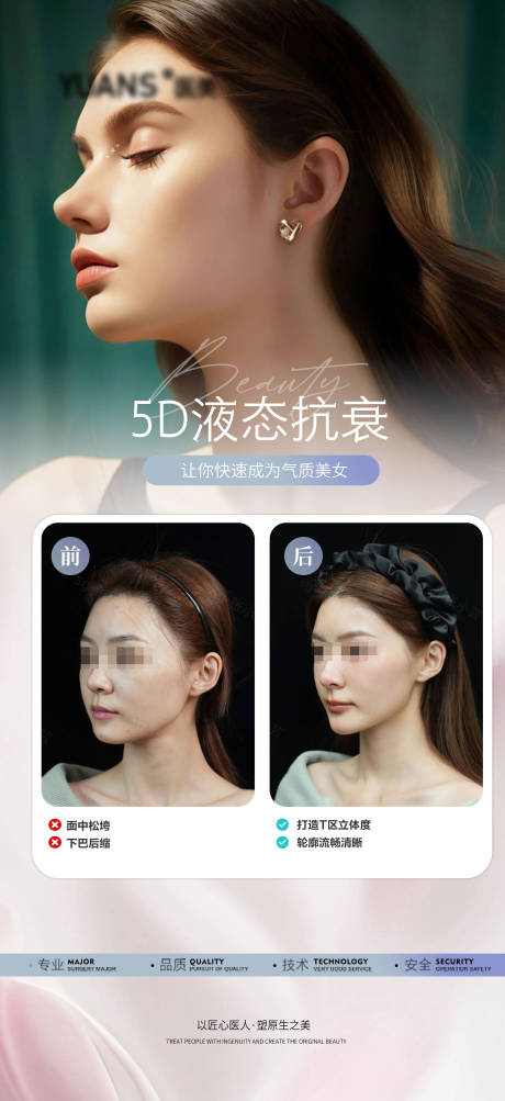 源文件下載【享設計】搜索編號：88320029723555359【醫美輪廓案例對比海報】