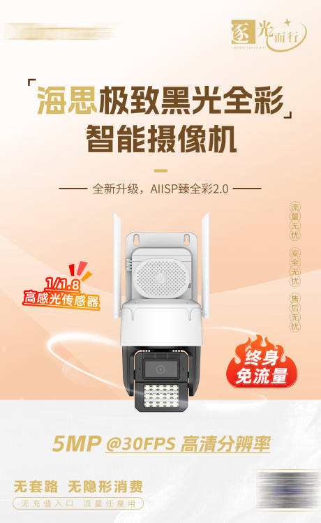 源文件下载【监控摄像机宣传海报】编号：19990029468777298