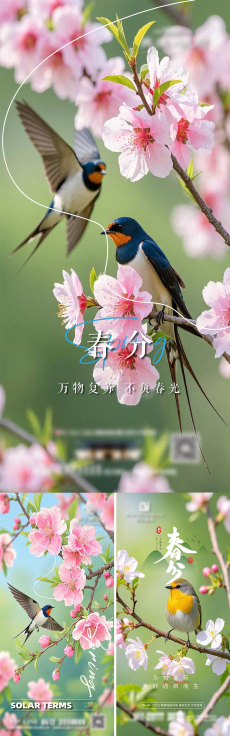 源文件下载【春分节气系列海报】编号：36900029369604637