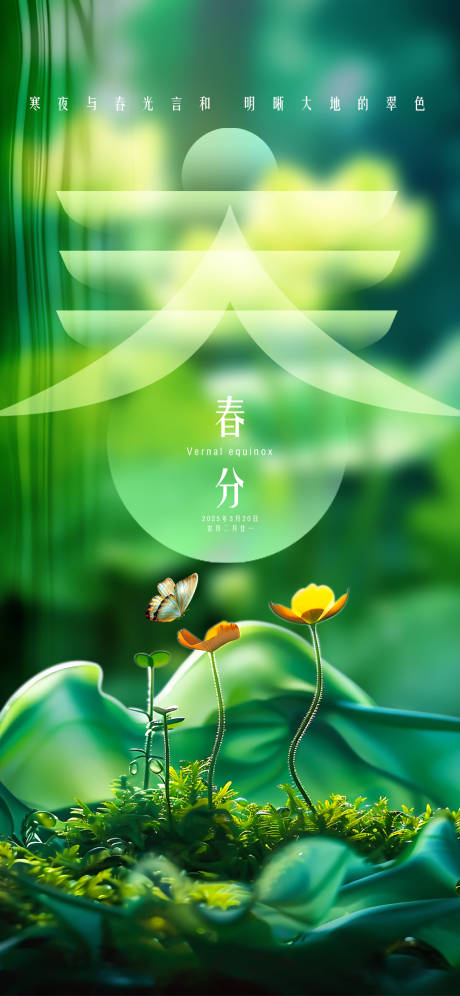 源文件下載【春分節氣海報】編號：52500029167761590