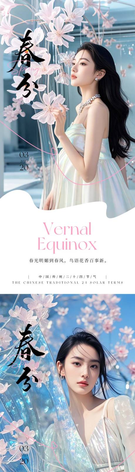 源文件下载【医美春分节气海报】编号：31970029576345904