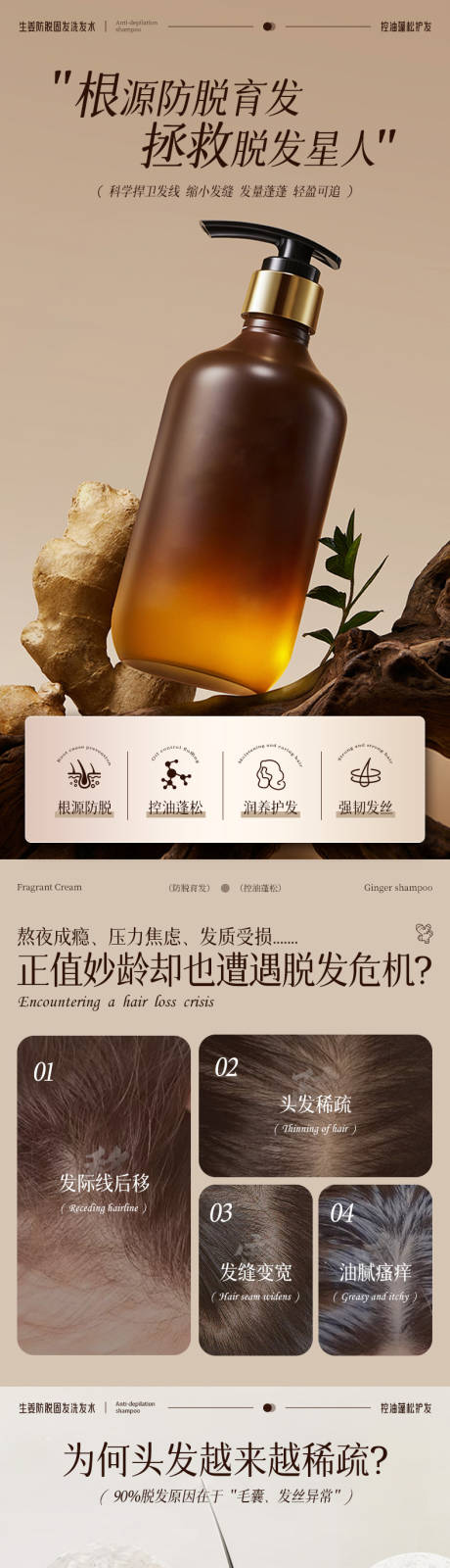 源文件下载【电商生姜洗发水详情页】编号：38110030197744572