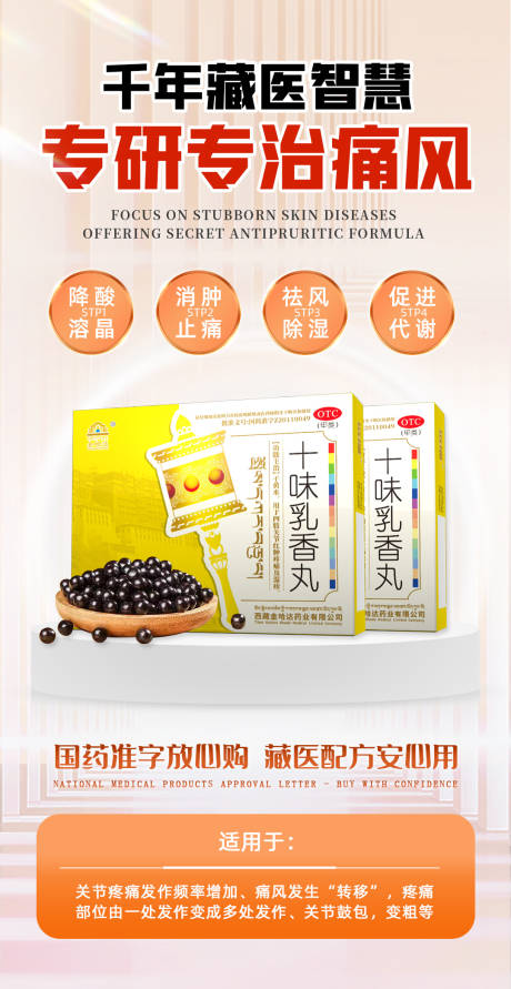 源文件下载【享设计】搜索编号：34060030435028762【痛风海报】