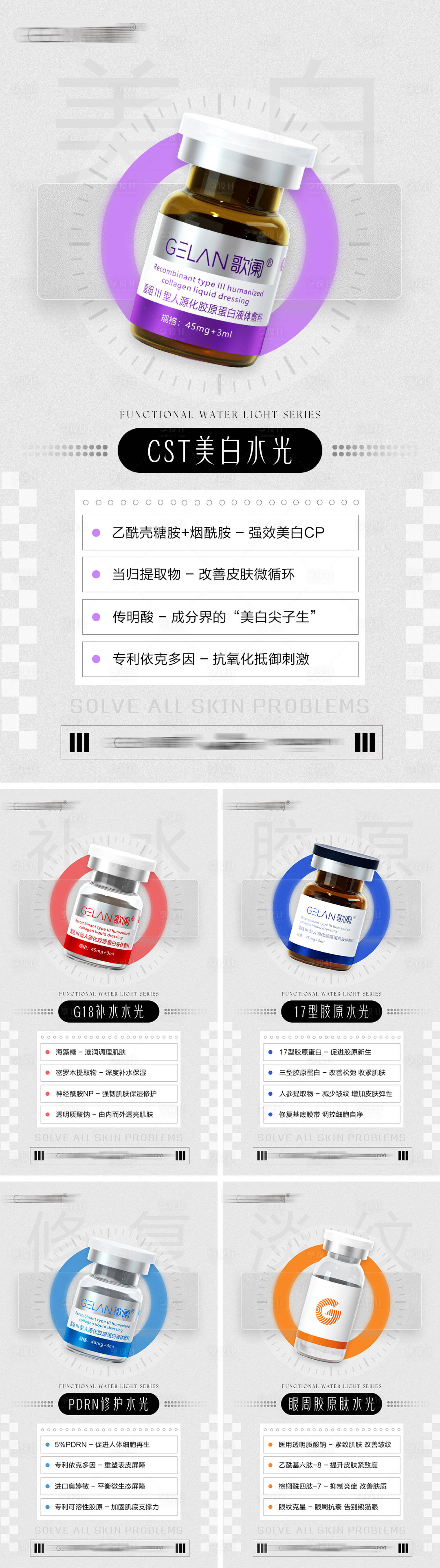 源文件下载【享设计】搜索编号：85670030378569908【医美水光产品系列海报】