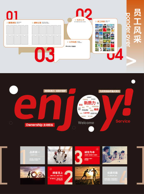 源文件下载【企业文化墙员背景板】编号：28910030409212623